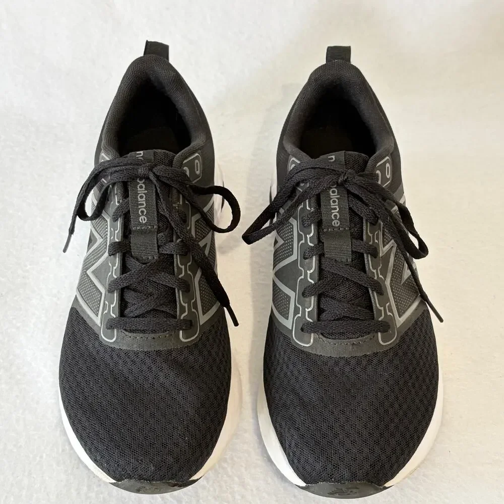 New Balance Sneakers Womens 9.5 EEEE Wide Black Memory Sole Low Top Gym Shoes - Picture 3 of 10